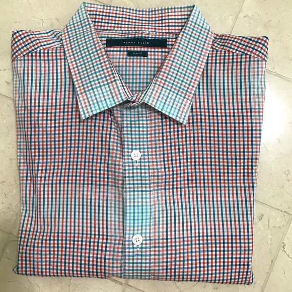 Perry Ellis Other - Perry Ellis Slim Fit Button Down - L